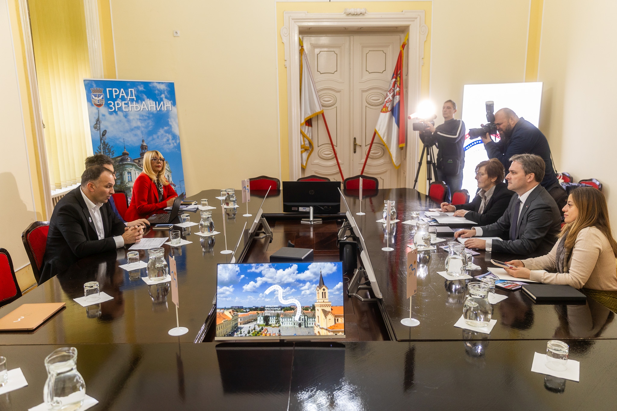 Ministar kulture Nikola Selaković u poseti Zrenjaninu – Prestonici kulture Srbije 2025. godine