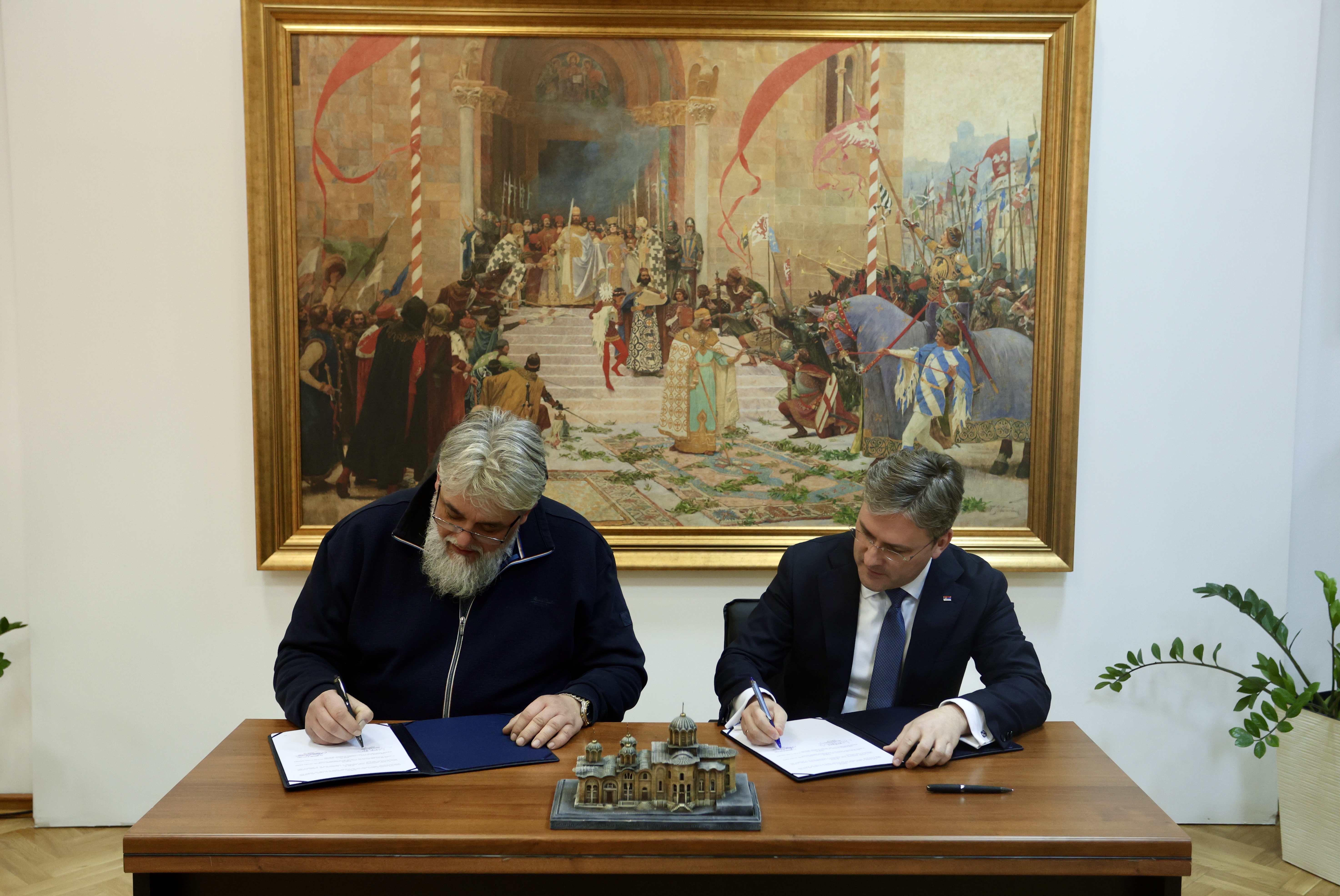 Potpisan ugovor o finansiranju obnove i aktivnosti Hilandara u 2026. godini