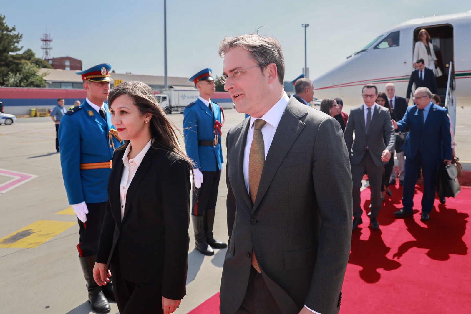 Ministar kulture Nikola Selaković dočekao predsednicu Parlamenta Alžira Halidu Bufedeš