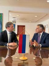 Селаковић са министром просвјете и културе Републике Српске 