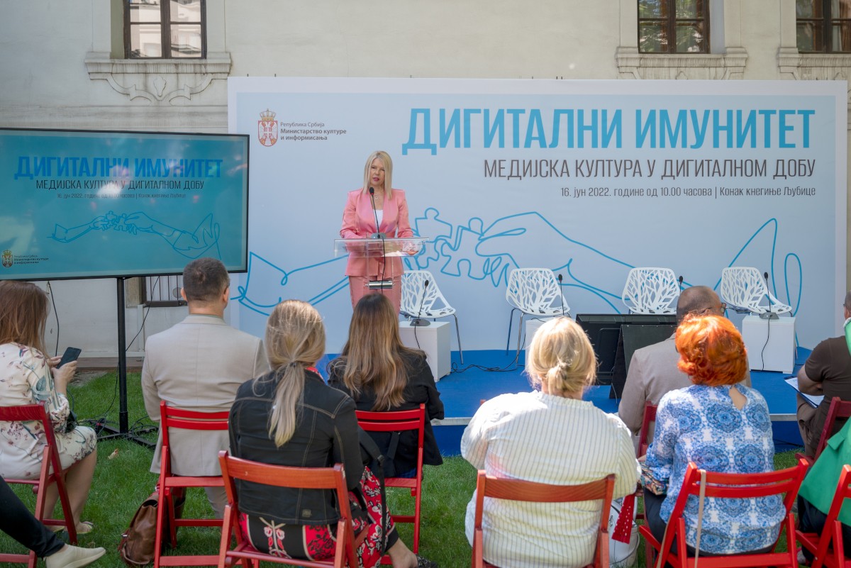 Slavica Trifunović otvorila konferenciju „Digitalni imunitet – medijska kultura u digitalnom dobu“