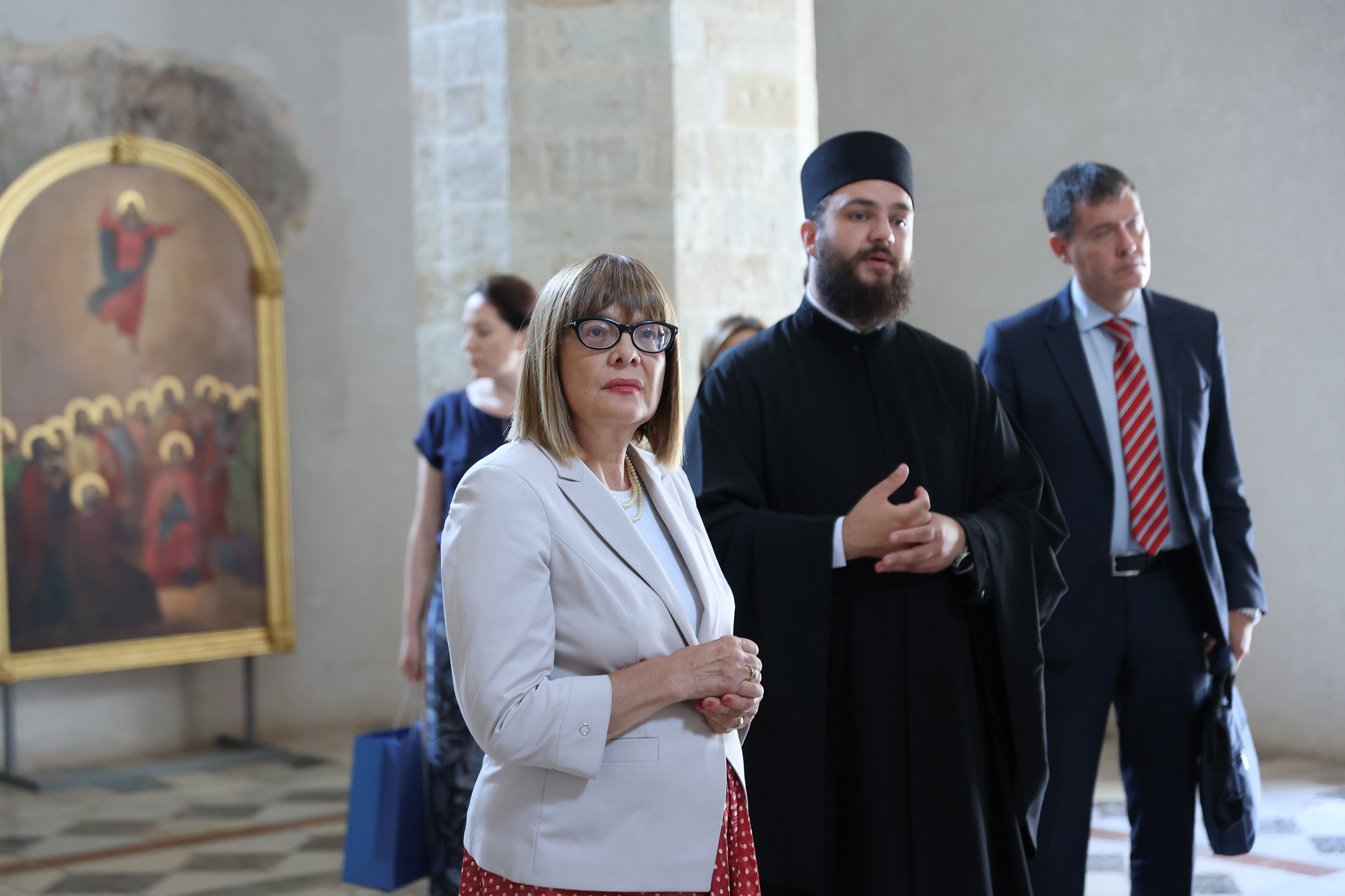 Maja Gojković obišla manastir Manasiju