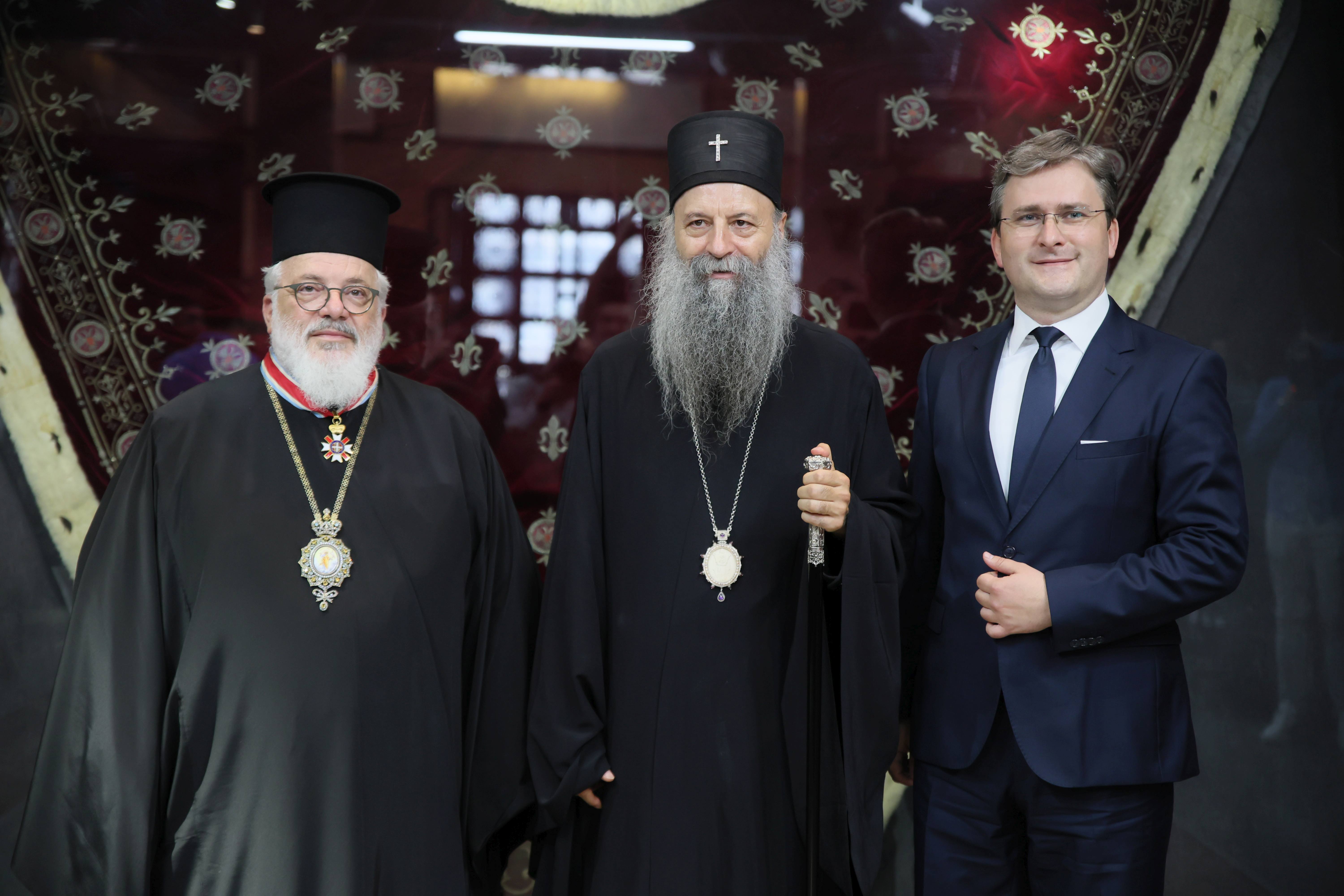 Селаковић уручио Сретењски орден митрополиту Дидимотихе, Орестијаде и Суфлија Грчке православне цркве Дамаскину