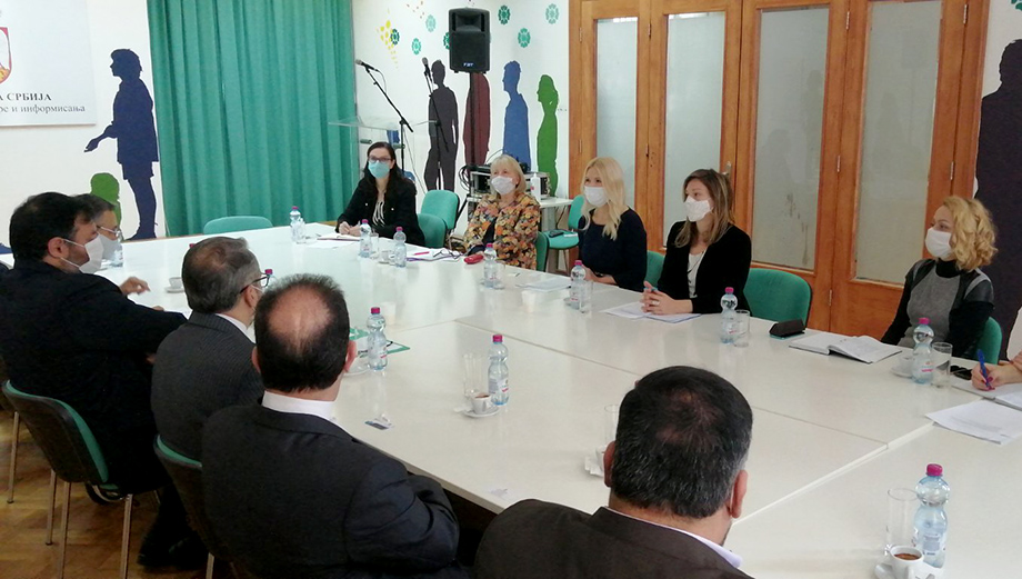 Представници Радио-телевизије Ирана посетили Министaрство културе и информисања